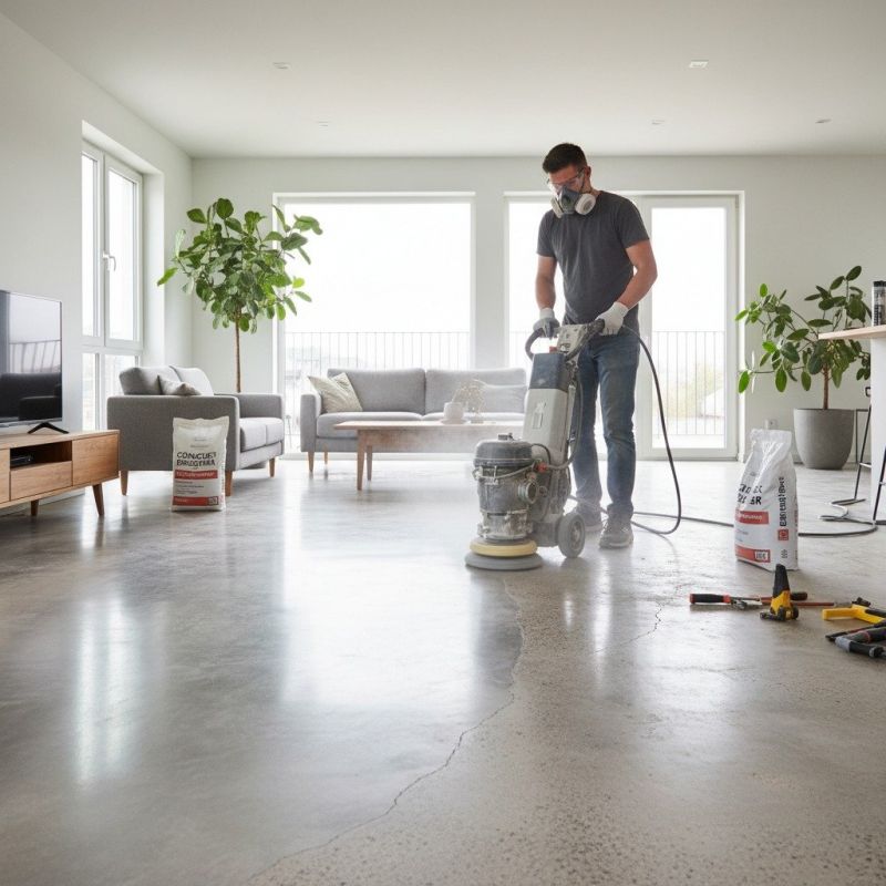 Basement Concrete Polishing in Louisville, KY