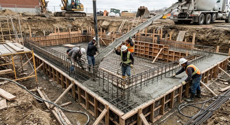 Basement Concrete Pouring in Greenville, SC