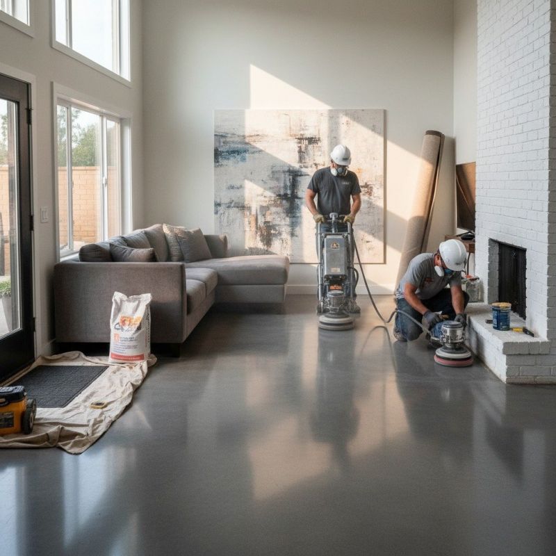Patio Concrete Polishing in Corpus Christi, TX
