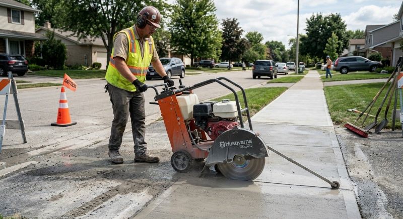Sidewalk Sawing in Corpus Christi, TX